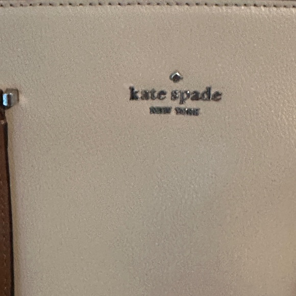 Kate Spade Patterson Color Block Bag Pink/Cream/Tan “Geraldine” - Picture 4 of 7